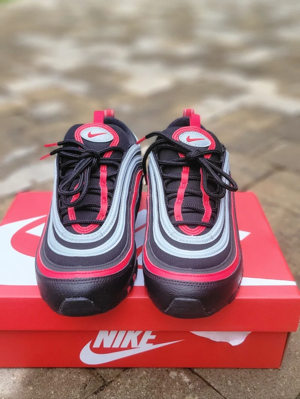 Air Max 97 'Black, Red, Silver'